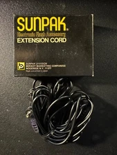 Sunpak 651-793 PC Sync Cord Cable 10 feet in box Synchronization NOS