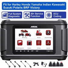 ATV UTV Motorcycle Full System  Fault Code Reader Scanner OBD2 Diagnostic Tool 