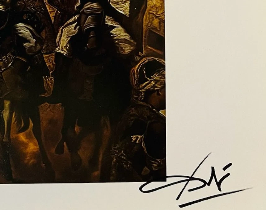 Impresión original firmada de Salvador Dalí, certificado de autenticidad + tasación por $3.500 USD. Foto 4 de 4