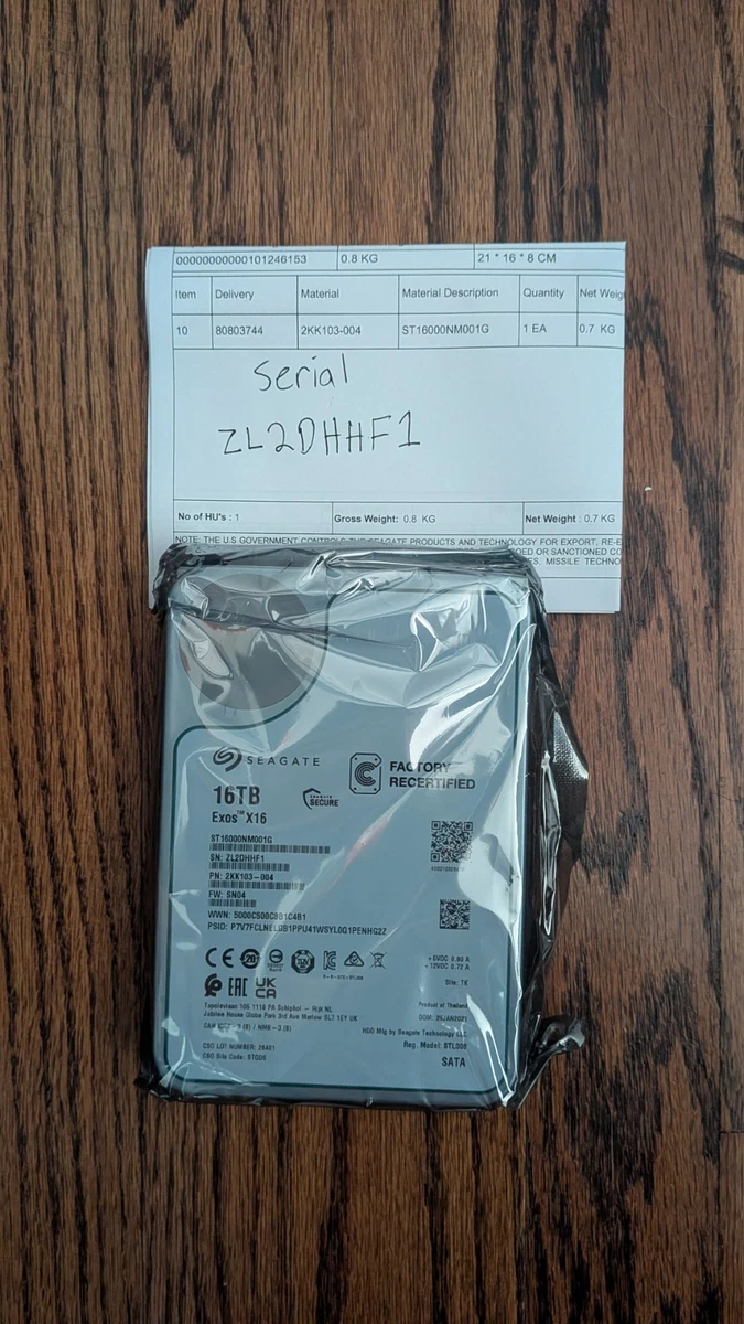 Seagate 16 TB Internal Hard Disk Drives for sale - eBay