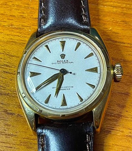 Rolex Vintage 1951 Automatic 34mm  Certified Authentic Ref 6085 14kt gold! EUC