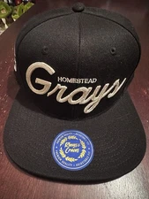 Rings & Crwns NLB Negro Leagues Homestead Grays SnapBack Baseball Hat New