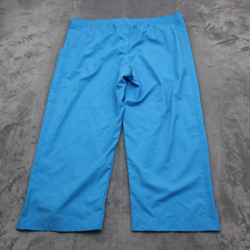 Nike Sportswear Pants Womens L Blue Plain Elastic Waist Drawstring Track Pants - Picture 13 of 17