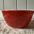 Pyrex Nesting Bowl Red 402 1 1/2 Qt  Made in USA Vintage 60’s