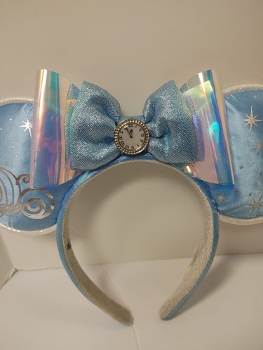 Cinderella Disney Parks Carriage Midnight Clock Minnie Mouse Ears Headband - Picture 2 of 8