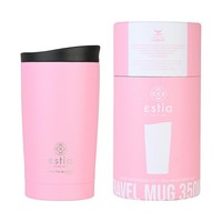 Thermobecher Kaffeebecher Rosa Isolierbecher 350 Ml Becher Mit Deckel Edelstahl