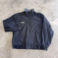 LL Bean Three Season Jacket Men's Large Black Warm Coat Community