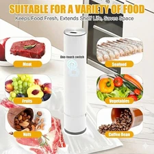 Portable Handheld Vacuum Sealer for All Food Types | USB Rechargeable & Easy Use