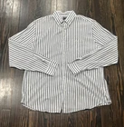 Todd Snyder Button Down Shirt Men’s 2XL Blue White Stripes Cotton