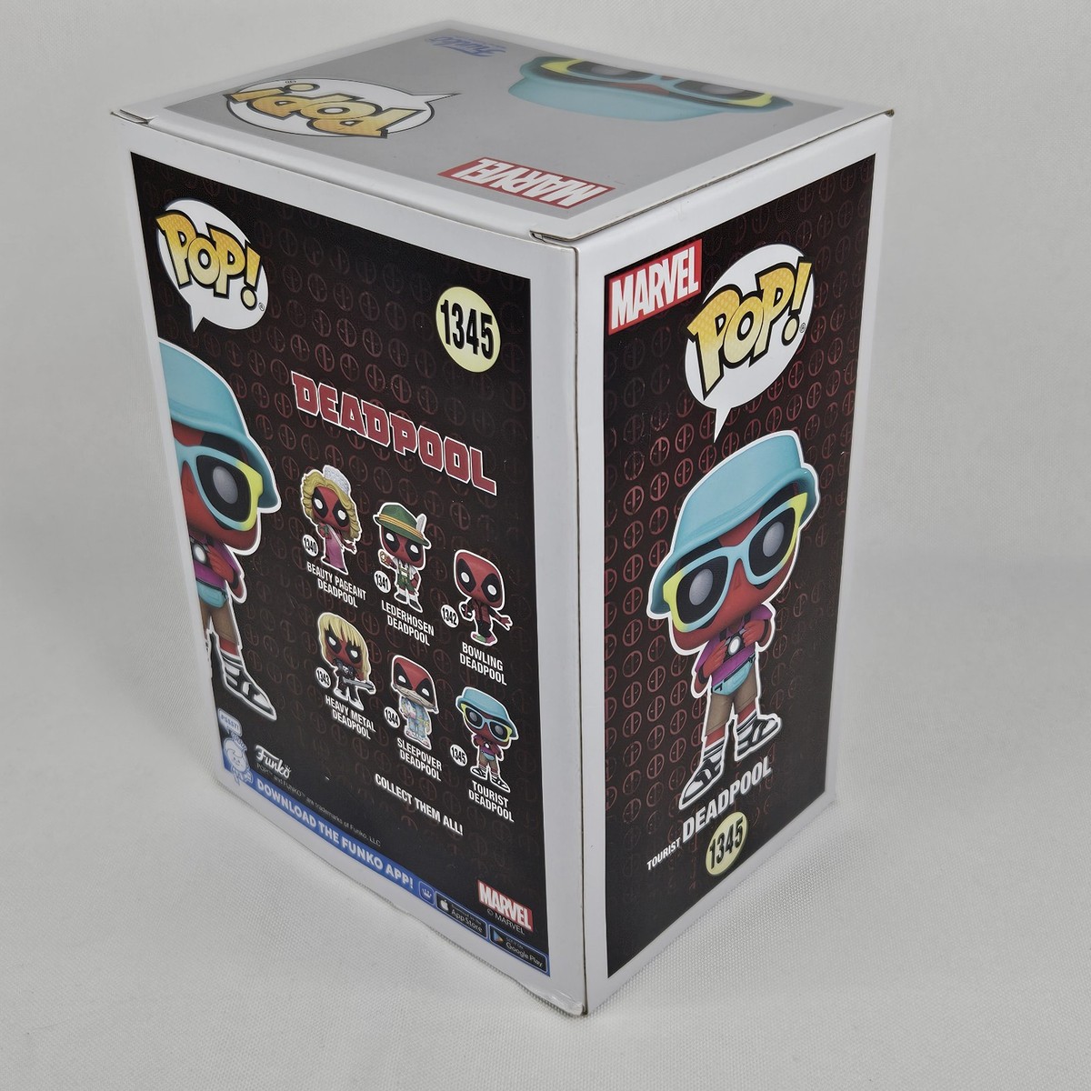 Funko Pop! Vinyl: Marvel - Tourist Deadpool #1345 for sale