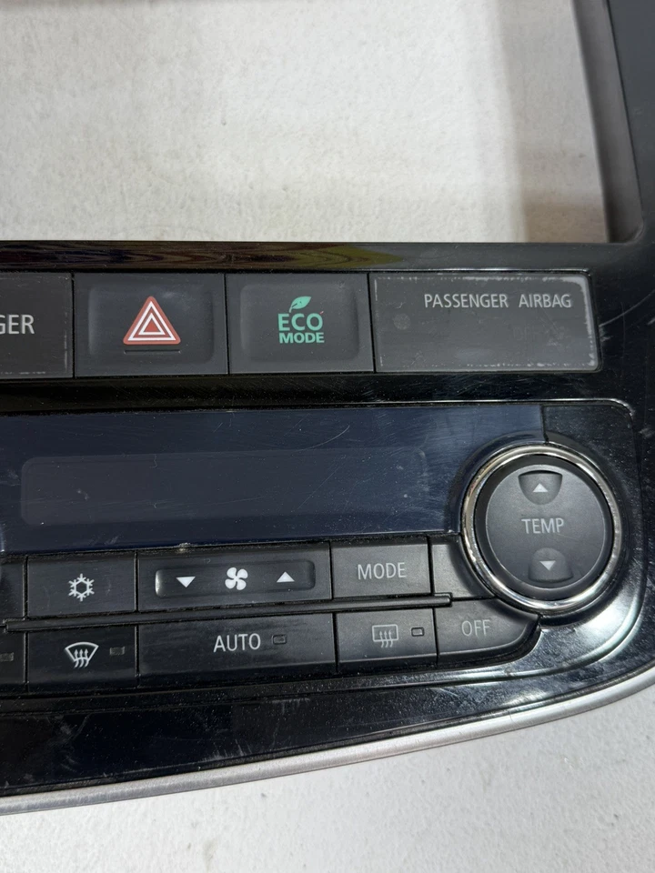 2014-2015 MITSUBISHI OUTLANDER RADIO BISEL TEMPERATURA AIRE ACONDICIONADO Control OEM Foto 4 de 4