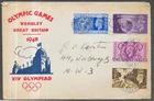 GB King George VI 1948 Olympic Games First Day Cover 29 July 1948 as per scan