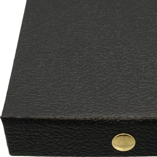 Black Display Case Box Necklace Bracelet w/ White 24 Earring Display Tray Insert - Picture 11 of 12