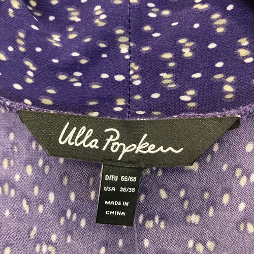 NWT Ulla Popken Open Long Line Tunic Cardigan Womens 36/38 Polka Dot Slinky NEW - Picture 4 of 15