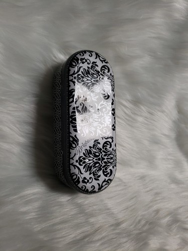 Brighton Sunglasses Case Black and White Paisley Tin Metal Case - Picture 9 of 10