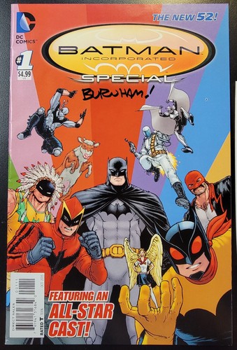 Batman Incorporated Special (2013) #1 FIRMATO da Chris Burnham con notaio WOS - Foto 2 di 9