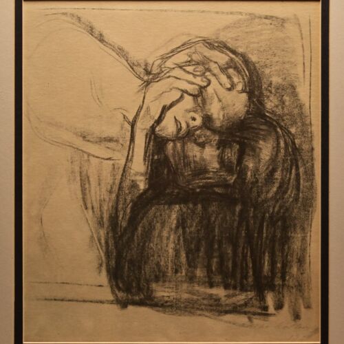 KATHE KOLLWITZ Original Vintage Farewell Death Mother & Child Etching Lithograph - Picture 15 of 16