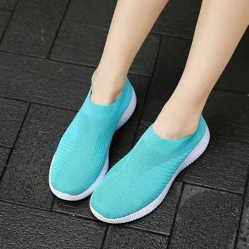 Womens Breathable Athletic Sneakers Slip on Running Tennis Casual Walking Shoes - Picture 15 of 24