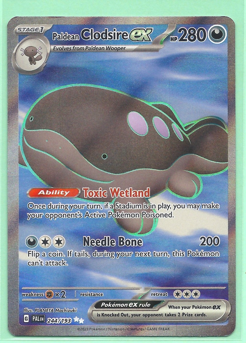 パルデアドオーex 82枚 PALDEAN CLODSIRE Paldean Clodsire ex - 130/193 - Paldea Evolved - Holo – Card