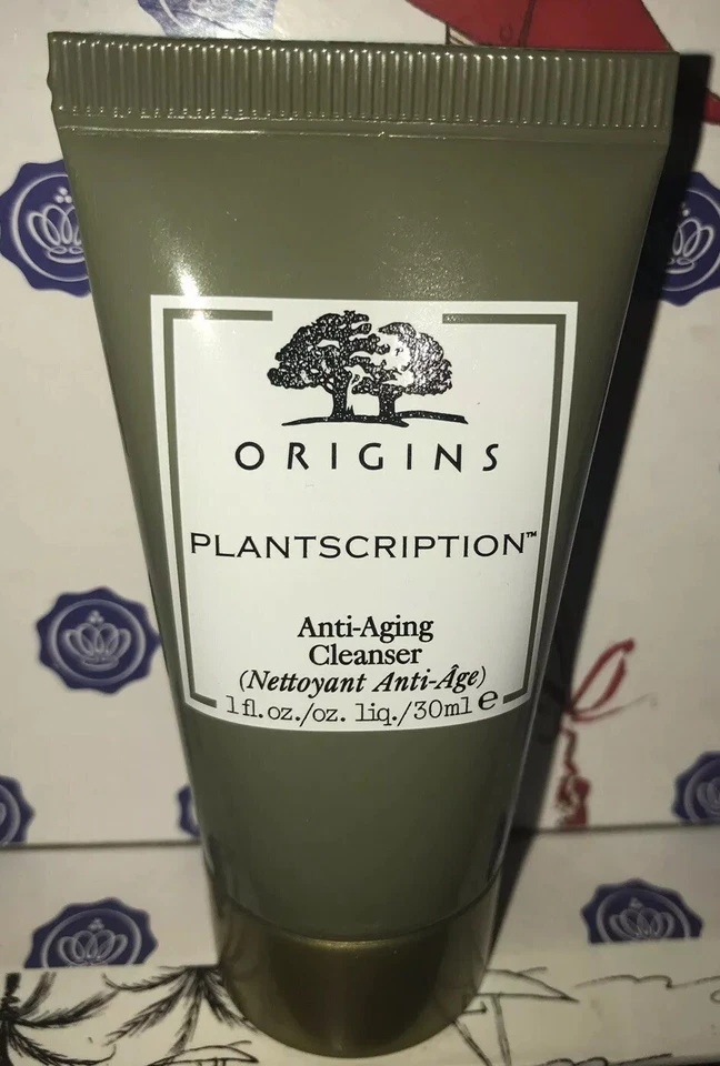 Origins Plantscription Set de 3 piezas limpiador antienvejecimiento crema lifting mascarilla nocturna Foto 2 de 4