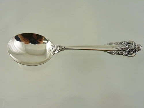 GRANDE BAROQUE 1941 CREAM SOUP SPOON ROUND BY WALLACE STERLING