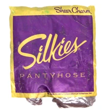 Pantyhose HCA Silkies Medium Taupe 509 Nylon Spandex Sheer Charm Made USA 1993