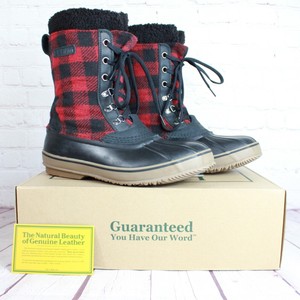 flannel duck boots