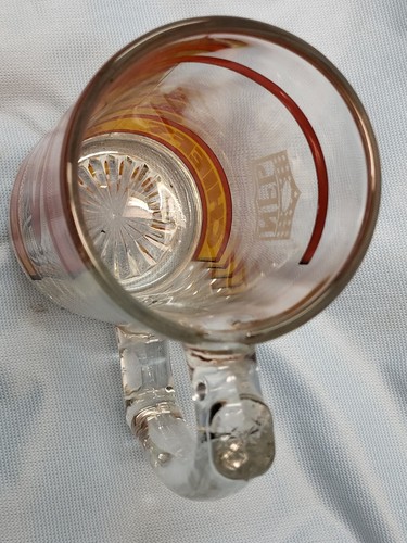 Qty-2 Vintage Retro Glass Mugs NFL Philadelphia Eagles & Kansas City Chiefs - Picture 10 of 12