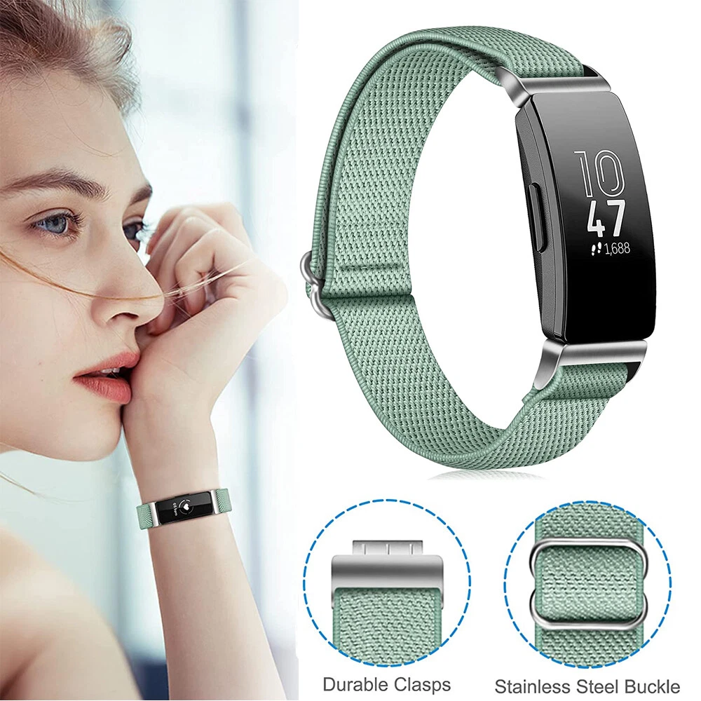 For Fitbit Inspire 2 / Inspire Adjustable Stretchy Nylon Loop Band