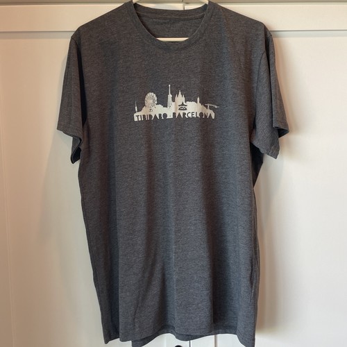 Barcelona Tshirt - XL - Tibidabo - NWOT - Gray Heather