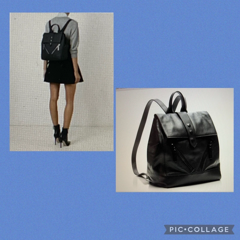 KENZO PARIS LEATHER BLACK BACKPACK MEDIUM - Image 3 of 4