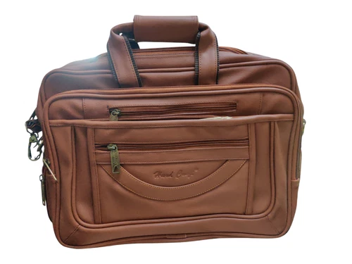 @ Leather Office Business Bag With Multiple For Unisex O815