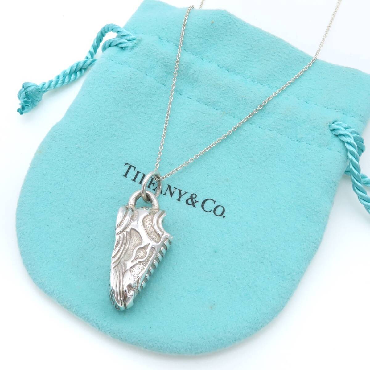 Extremely Rare Tiffany Co. Sneakers Silver Necklace Sv925 Extremely Rare Tiffany Co. Sneakers Silver Necklace Sv925