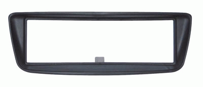 Mascherina con foro ISO colore nero Citroen C1-Peugeot 107-Toyota Aygo >14 - Foto 1 di 1