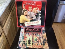 Set of Coca-Cola Calendars. 1996 & 2004