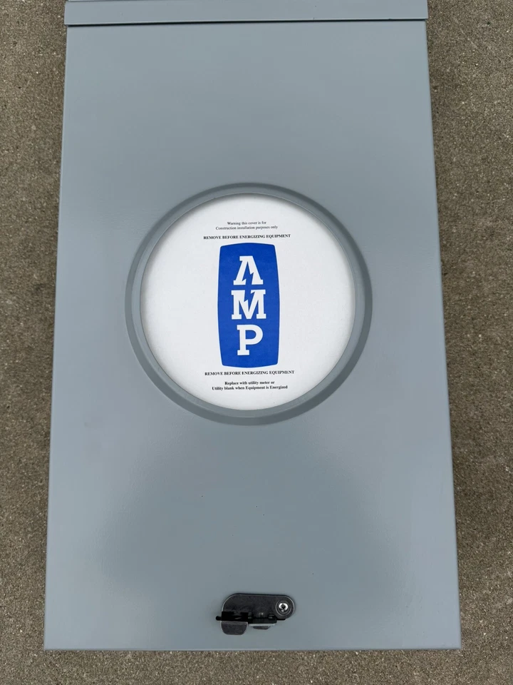 American Midwest Power AMP SESMH363VB Medidor 600V 100Amp 82253 Tipo 1/3R Servicio Foto 3 de 4