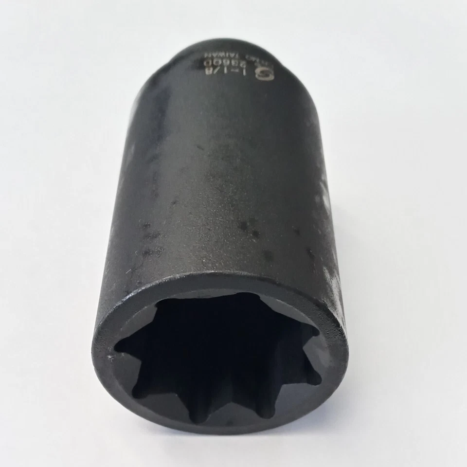 SUNEX TOOLS 236QD 1/2" Drive 1-1/8" Deep Impact Socket 8 Point - Image 2 of 3