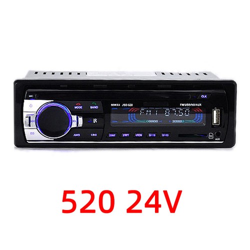 Single 1 Din Car Radio Bluetooth Head Unit 24V USB/AUX/SD FM MP3 Player In-Dash - Picture 12 of 14