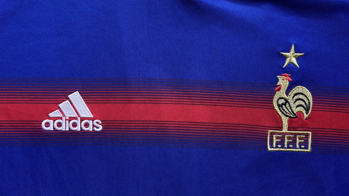 FRANCE 2004 2006 HOME FOOTBALL SHIRT SOCCER JERSEY ADIDAS