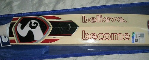 SG Max Cover Kashmir Willow Short Handle Cricket Bat w/ Bag - Picture 4 of 9