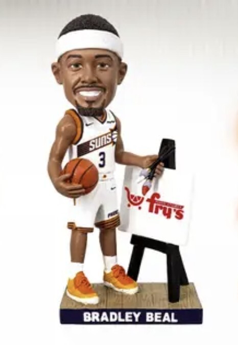 Bradley Beal Bobblehead SGA 4/11/2025 Nice, New, Well Packaged!