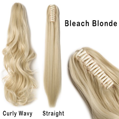 S-noilite Clip-In Ponytail Hair Extension - Synthetic Curly/Wavy/Straight - One Piece Clip