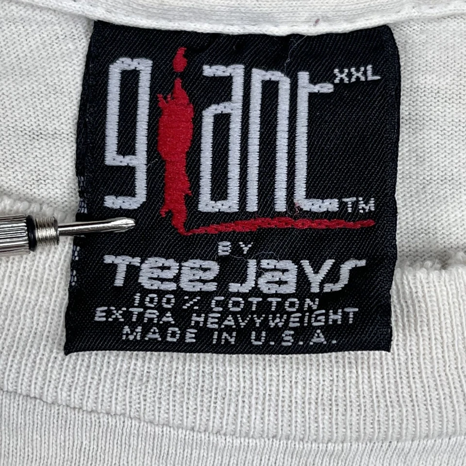 Camiseta De Colección Giant Aerosmith Get a Grip Blanca Tour 1993 Talla XXL Foto 3 de 4