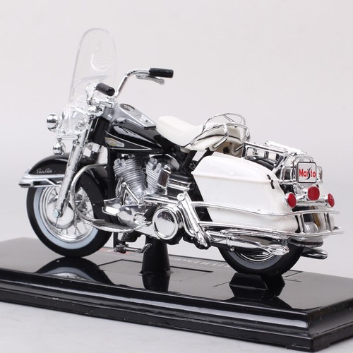1:18 Maisto 1968 Harley FLH Electra Glide Tour Bike Diecast Motorcycle Model Toy - Picture 10 of 12