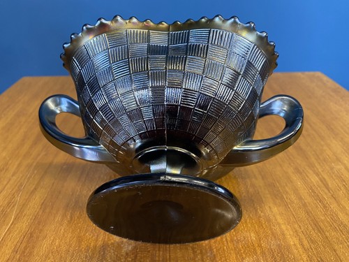 Vintage Northwood Carnival Glass Bon Bon Dish - Picture 6 of 10