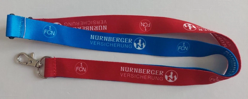 Nürnberger Versicherung 1.FCN Schlüsselband Lanyard NEU (M137)