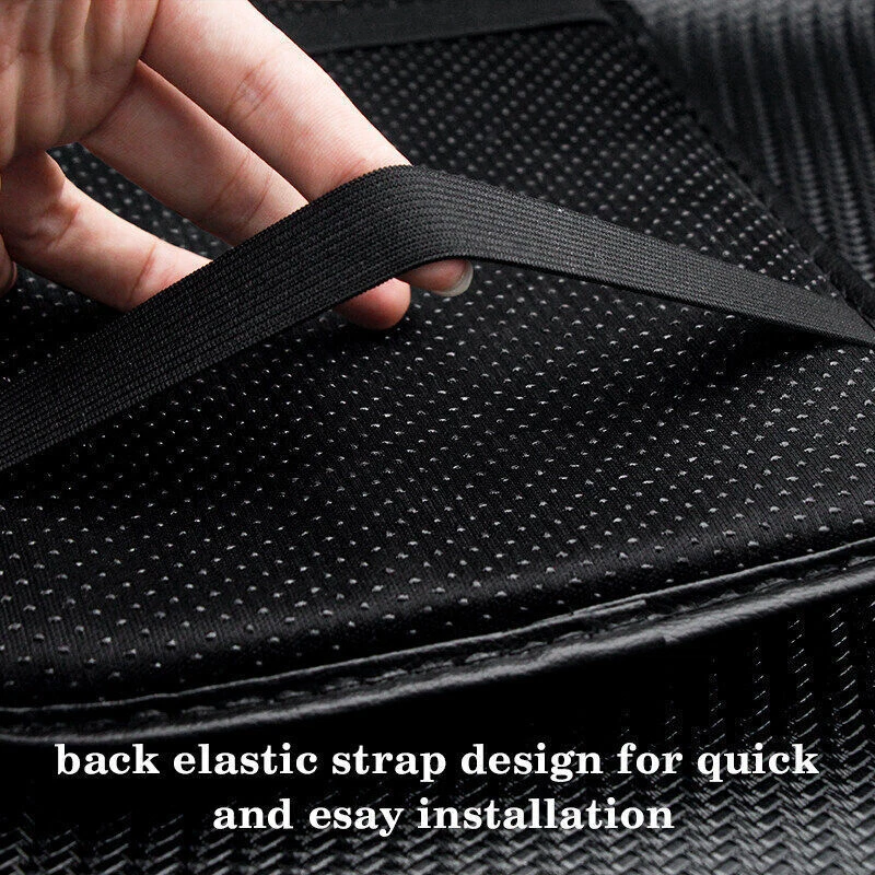 For NEW CADILLAC Carbon Fiber Car Center Console Armrest Cushion Pad Cover 1PCS - Image 4 of 4