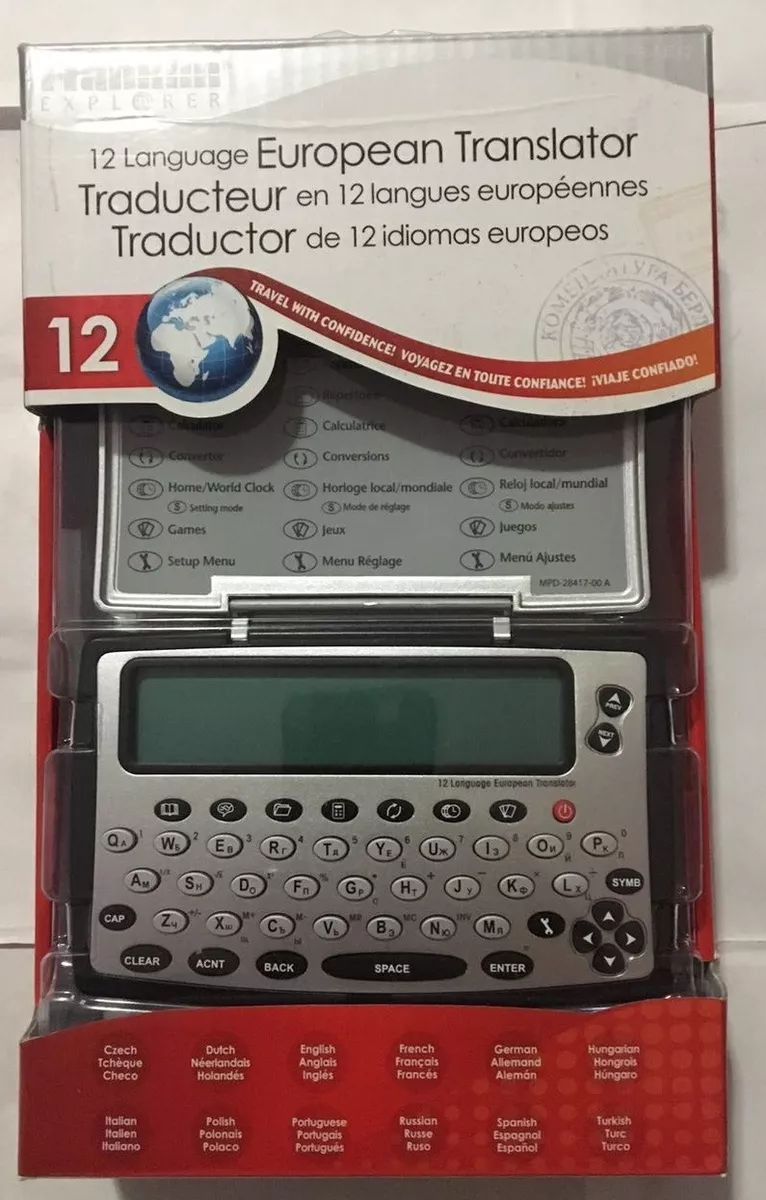  Franklin 12 Language European Translator FR-TJS12 : Electronic  Foreign Language Translators : Office Products