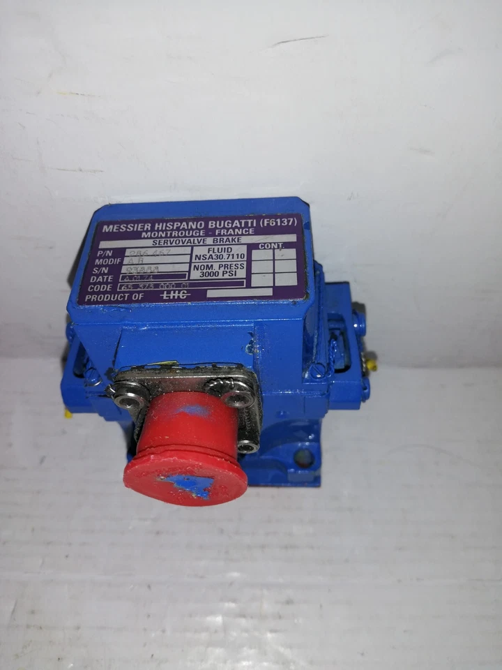 RARE PIECE D AVION SERVO VALVE BRAKE MESSIER HISPANO BUGATTI F6137 SEMBLE NEUF - Photo 4/4