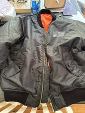 Thin Blue Line MA-1 Flight Bomber Jacket Law Enforcement Rothco Reversible